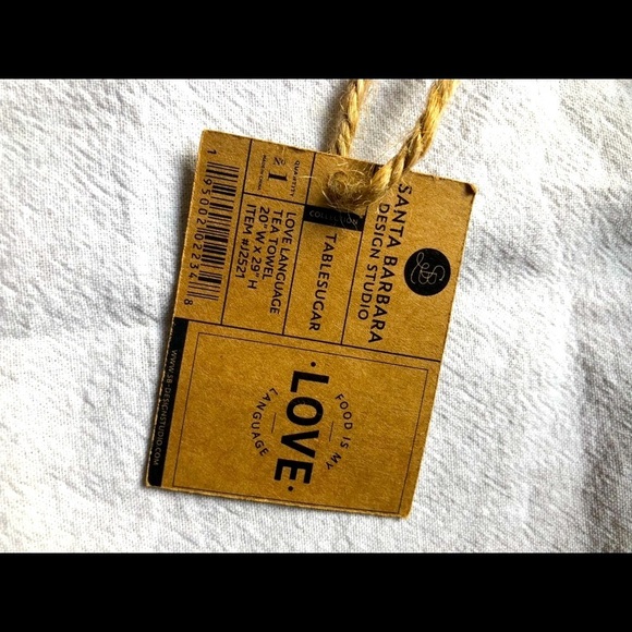 🌻 4/$25  “Food is My Love Language” Oversized Kitchen/Prep Towel - Picture 2 of 5